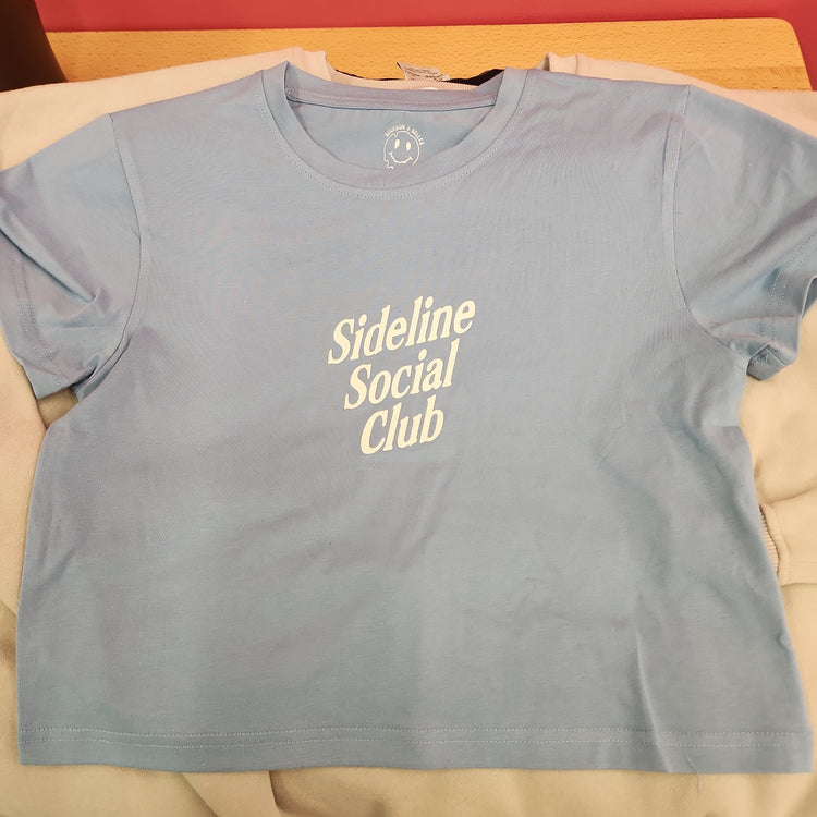 SIDELINE SOCIAL CLUB BABY TEE - SAMPLE 9