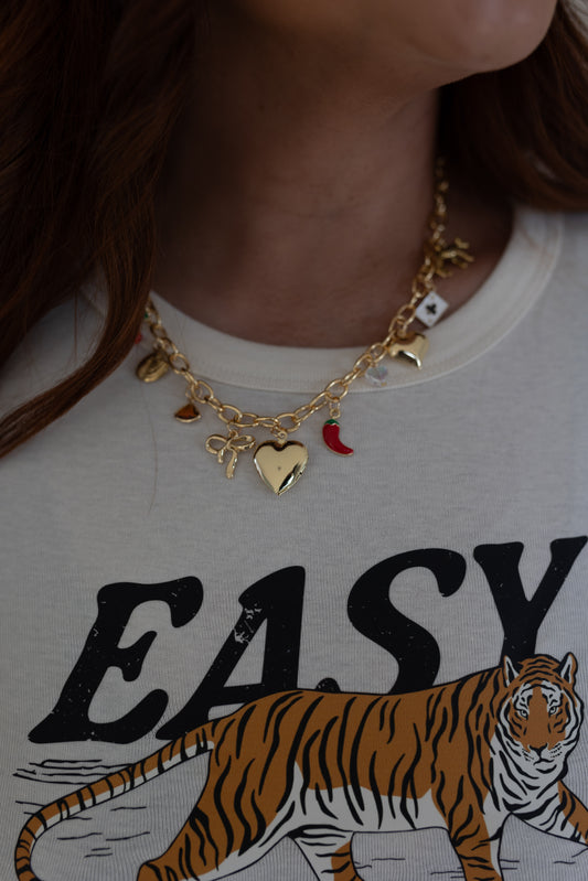 SPICY CATLYN CHARM NECKLACE