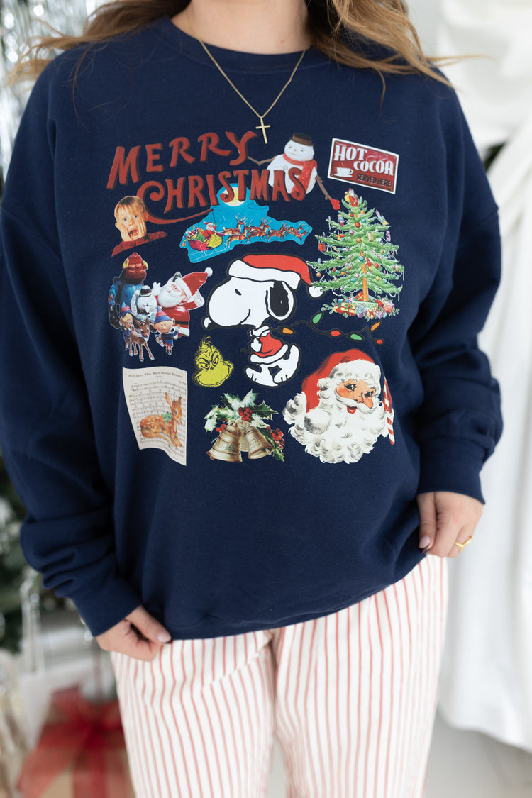 Nostalgic Xmas Crewneck Sweatshirt