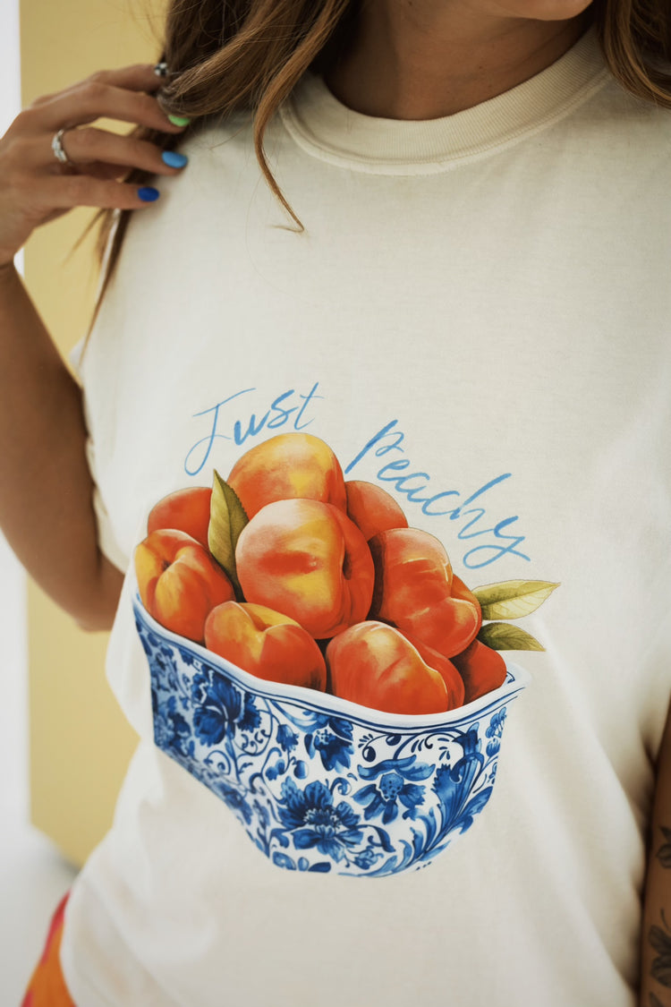 JUST PEACHY TEE