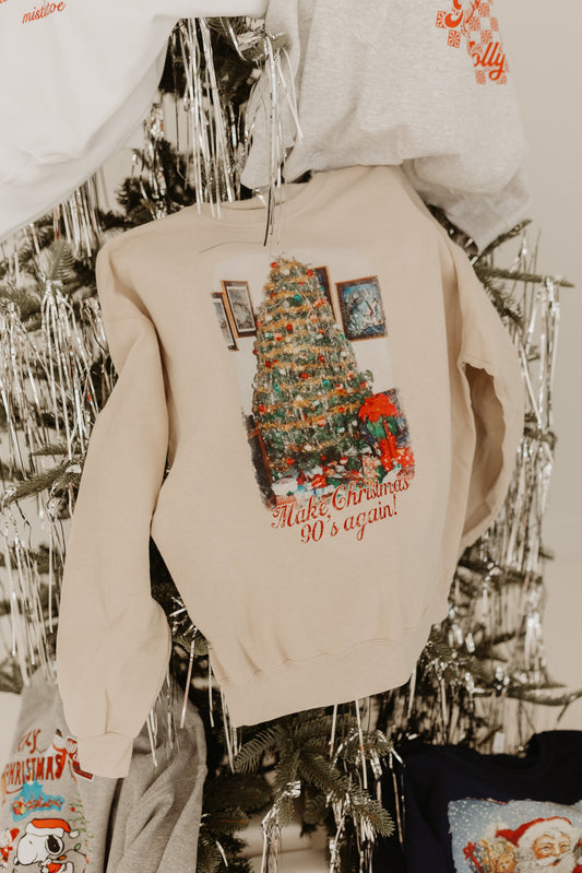 90’s Xmas Crew neck Sweatshirt