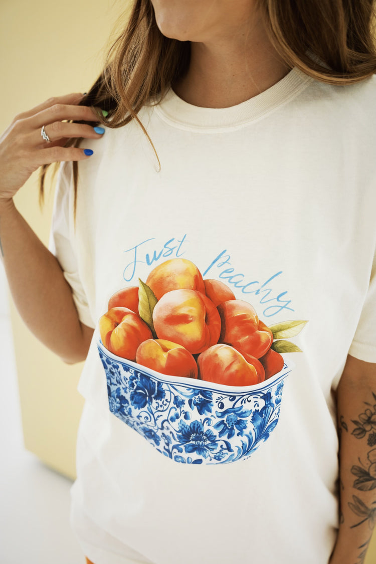 JUST PEACHY TEE