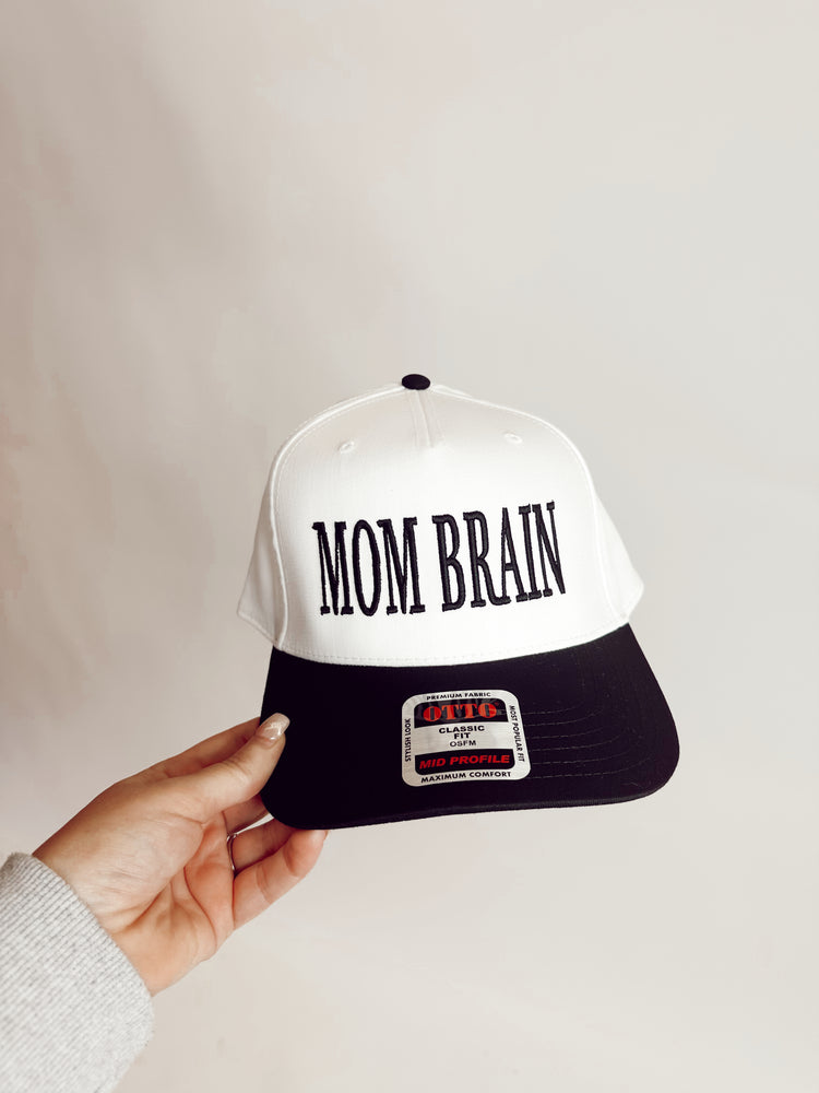 MOM BRAIN HAT (B&W)