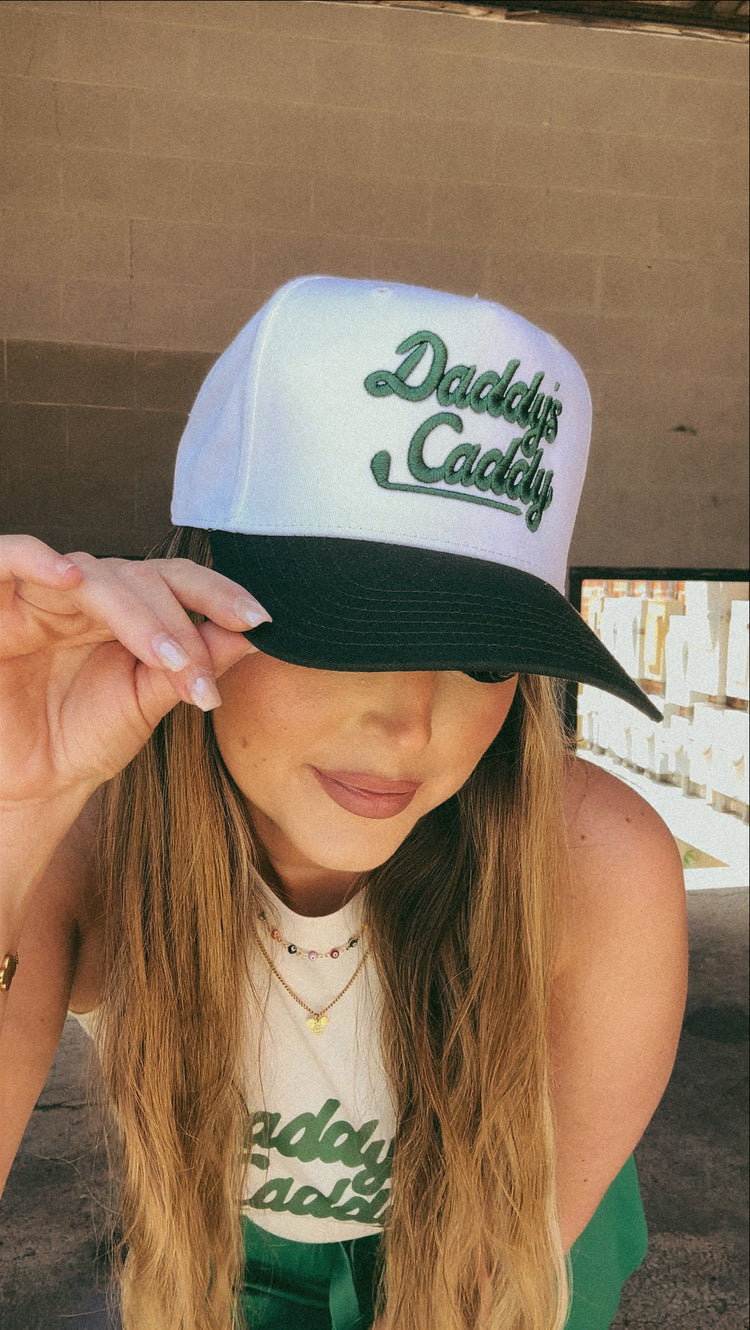 DADDYS CADDY CAP (GREEN&WHITE)